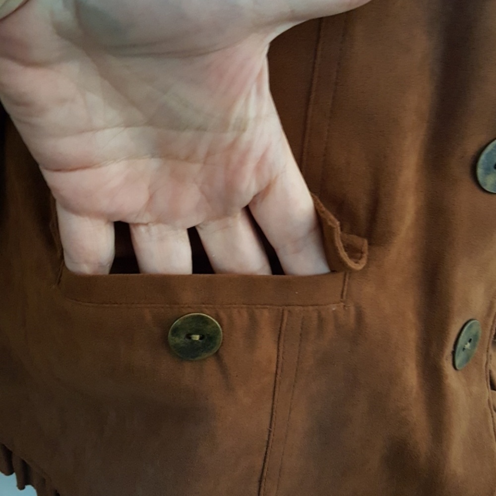 Suede fabric jacket - Picture 2 of 7